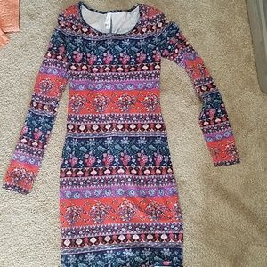 Long sleeve bodycon dress